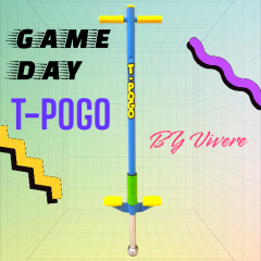 T-POGO, Pogo Stick, Zıp Zıp Oyuncak, Zıplama Çubuğu, Dış Mekan Bahçe Spor Oyuncakları