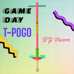 T-POGO, Pogo Stick, Zıp Zıp Oyuncak, Zıplama Çubuğu, Dış Mekan Bahçe Spor Oyuncakları