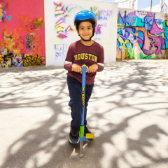 T-POGO, Pogo Stick, Zıp Zıp Oyuncak, Zıplama Çubuğu, Dış Mekan Bahçe Spor Oyuncakları mavi